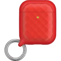 Catalyst Ring Clip Hoesje voor Apple AirPods (Hoofdtelefoon hoes), Hoofdtelefoon Tassen + Beschermende Covers, Rood