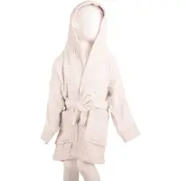 The One Towelling Kinder Badjas Wit - 152/164