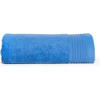 The One Towelling Deluxe handdoek - 60 x 110 cm - Badlaken - Hoge vochtopname - Met ophanglus - 550 gr/m² - 100% Gekamd katoen - Aqua Azure