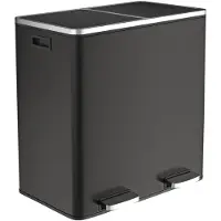 Bobbel Home - Prullenbak - 2x30 Liter - Roestvrij Staal
