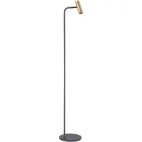 Highlight Vloerlamp Trend Zwart Met Messing