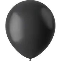 Folat ballonnen 33 cm latex zwart 100 stuks