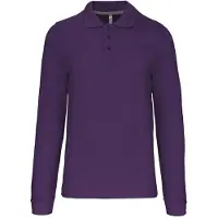 Kariban K243 Poloshirt Lange Mouwen | Maat: S
