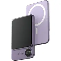 V-TAC VT-50005-P Magnetische draadloze powerbank - 5000mAh - Paars