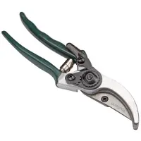 Toolland snoeischaar 20 cm staal/PVC groen/zilver