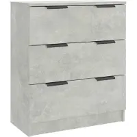 vidaXL Dressoir 60x30x70 cm bewerkt hout betongrijs