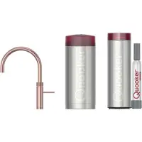 Quooker Fusion Round met COMBI boiler en CUBE reservoir 5-in-1-kraan rosé koper