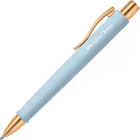 Faber-Castell Poly Ball Urban Intrekbaar Balpen Blauw 0,6 mm Extra breed Balpen Navulbaar