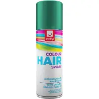 Smiffys carnaval haarverf - groen - spuitbus - 125 ml - haarspray