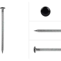 Wovar Bolkop ringnagels RVS A2 Zwart - 2.5-2.7 x 50 mm - Doos 200 stuks