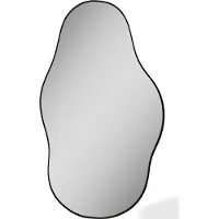 Vase the World A-symmetrische Spiegel Intuto | Zwart | L45 x B3 x H80 cm