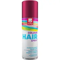 Smiffys carnaval haarverf - roze - spuitbus - 125 ml - haarspray