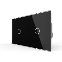 Livolo | Zwart | 1+1 | Dimmer | Wisselschakelaar | Smart Home - Bekijk