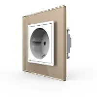 Livolo Wandcontactdoos | Goud/Wit | Stopcontact | Bekijk hier!