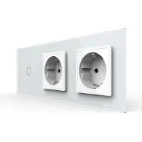 Livolo | Wit | 1+SR+SR | Dimmer | Wisselschakelaar met dubbele