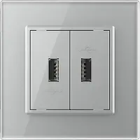 Livolo | Grijs | SR | Tweevoudige USB oplader - Bekijk hier!