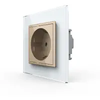 Livolo Wandcontactdoos | Wit/Goud | Stopcontact | Bekijk hier! |