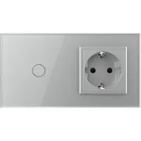 Livolo Schakelaar met Wandcontactdoos | Grijs | .nl | Bekijk hier!