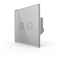 Livolo | Grijs | 2 | Aan/Uit | Wisselschakelaar | Smart Home - Bekijk