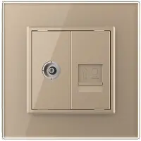 Livolo | Goud | SR | TV | Netwerk Cat.6 - Bekijk hier!