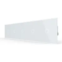 Livolo | Wit | 1+1+1+1+1 | Dimmer | Smart Home - Bekijk hier!