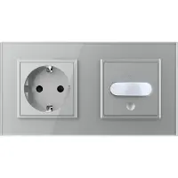 Livolo Bewegingsmelder | Wandcontactdoos | | Aan/Uit | Grijs | .nl