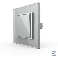 Livolo | Grijs | 2 | Aan/Uit | Wissel | Wipschakelaar - Bekijk hier!