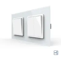 Livolo | Wit | 1+2 | Aan/Uit | Wissel | Wipschakelaar - Bekijk hier!