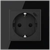 Livolo | Zwart | SR | Wandcontactdoos + USB-C oplader - Bekijk hier!