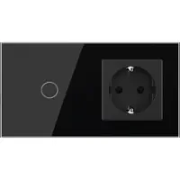 Livolo Schakelaar met Wandcontactdoos | Zwart | .nl | Bekijk hier!