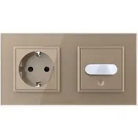 Livolo Bewegingsmelder | Wancontactdoos | Aan/Uit | Goud | .nl