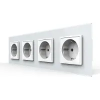 Livolo Wandcontactdoos | Wit | 4-voudig Stopcontact | Bekijk hier! |