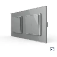 Livolo | Grijs | 1+2 | Aan/Uit | Wissel | Wipschakelaar - Bekijk hier!