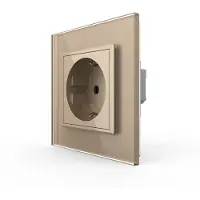 Livolo Wandcontactdoos | Goud | Stopcontact | Bekijk hier! | .nl