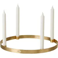 Ferm Living Circle kaarsenhouder messing groot