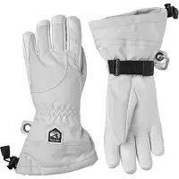 Hestra Heli Ski, skihandschoenen dames, lichtgrijs/wit