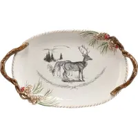Goebel - Fitz and Floyd | Decoratieve schaal Kegels | Aardewerk - 50cm