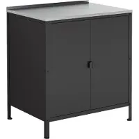 Casa.pro Kast Bolognano voor buiten 92x80x50 cm zwart mat