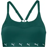 Puma level 2 sportbh donkergroen Dames