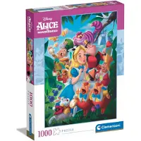 Clementoni - Puzzel 1000 Stukjes - Disney Alice in Wonderland - Puzzel Voor Volwassenen en Kinderen - 14-99 jaar - 39673