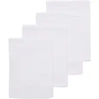 HEMA 4-pak Hydrofiel Washandjes (wit)