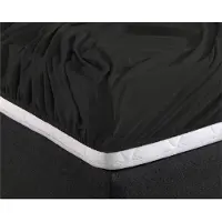 Dreamhouse Hoeslaken - dubbel jersey - zwart - 80/90x200/220 cm