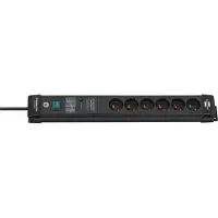 Brennenstuhl Premium-Line Stekkerdoos 6-voudig Met Overspanningsbeveiliging - 3 m