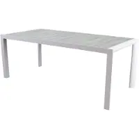 AVH-Collectie Dexter dining tuintafel 194,5x90xH74,5 cm wit