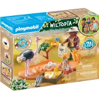 Playmobil WILTOPIA - Struisvogel Verzorgers