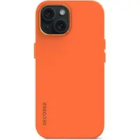 Decoded Siliconen MagSafe iPhone 15 Hoesje Oranje