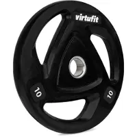 VirtuFit Olympische Rubberen Halterschijf - 10 kg