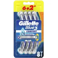 Gillette Blue 3 Comfort 8 stk.