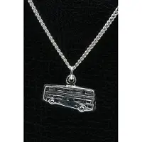 MOOYE ® - Collectie Zilveren Autobus ketting hanger