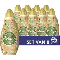 Robijn 8x Klein & Krachtig Wasmiddel Bohemian Blossom 19 Wasbeurten 665 Ml